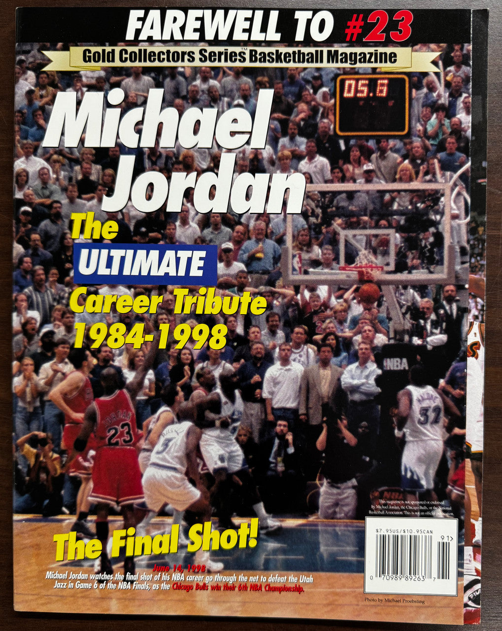 Lot of 3 Collector's Issue Michael Jordan Magazines - Slam, ESPN, +