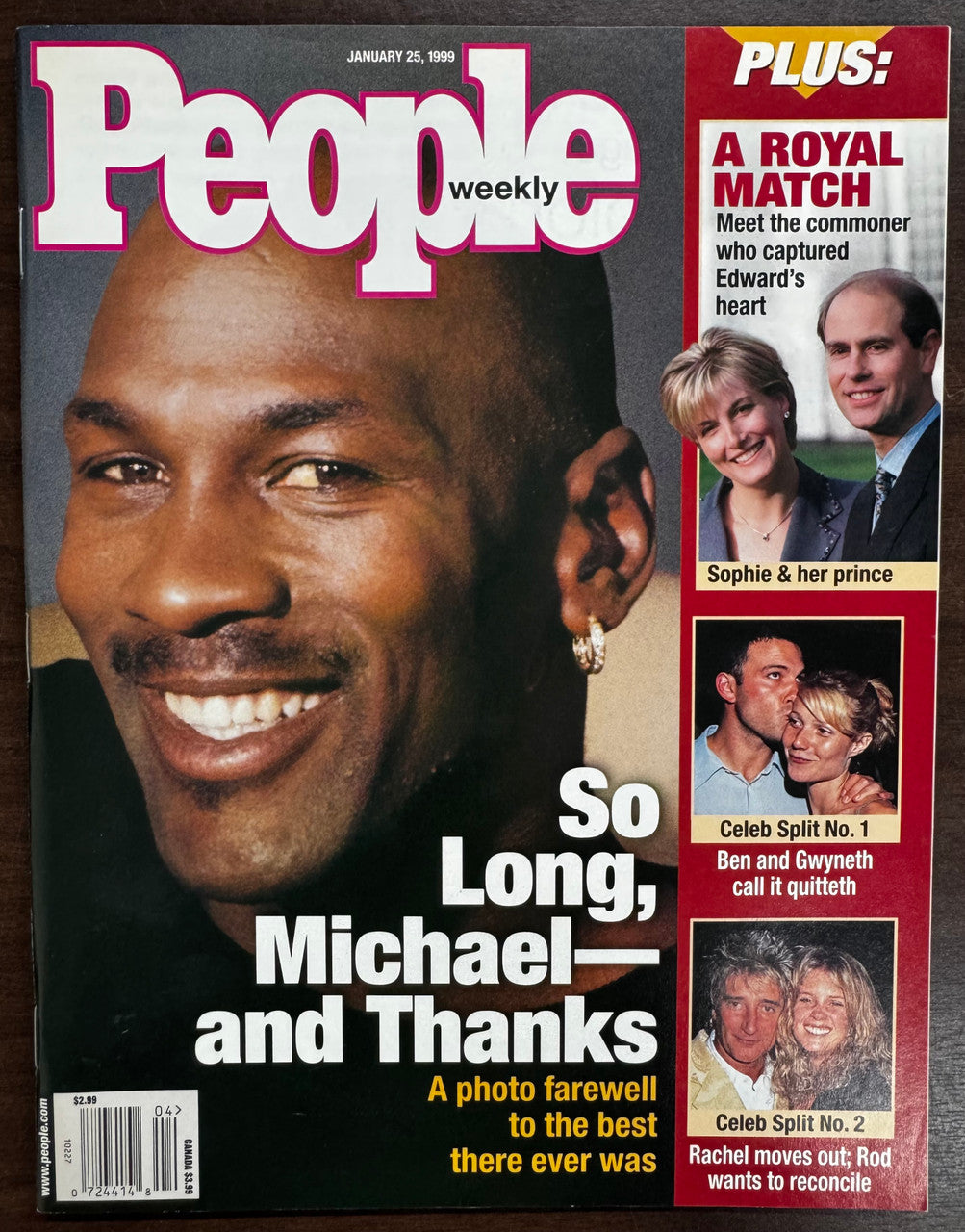 1999 Michael Jordan Tribute Magazines Lot of 4 - Sports Illustrated(3), People