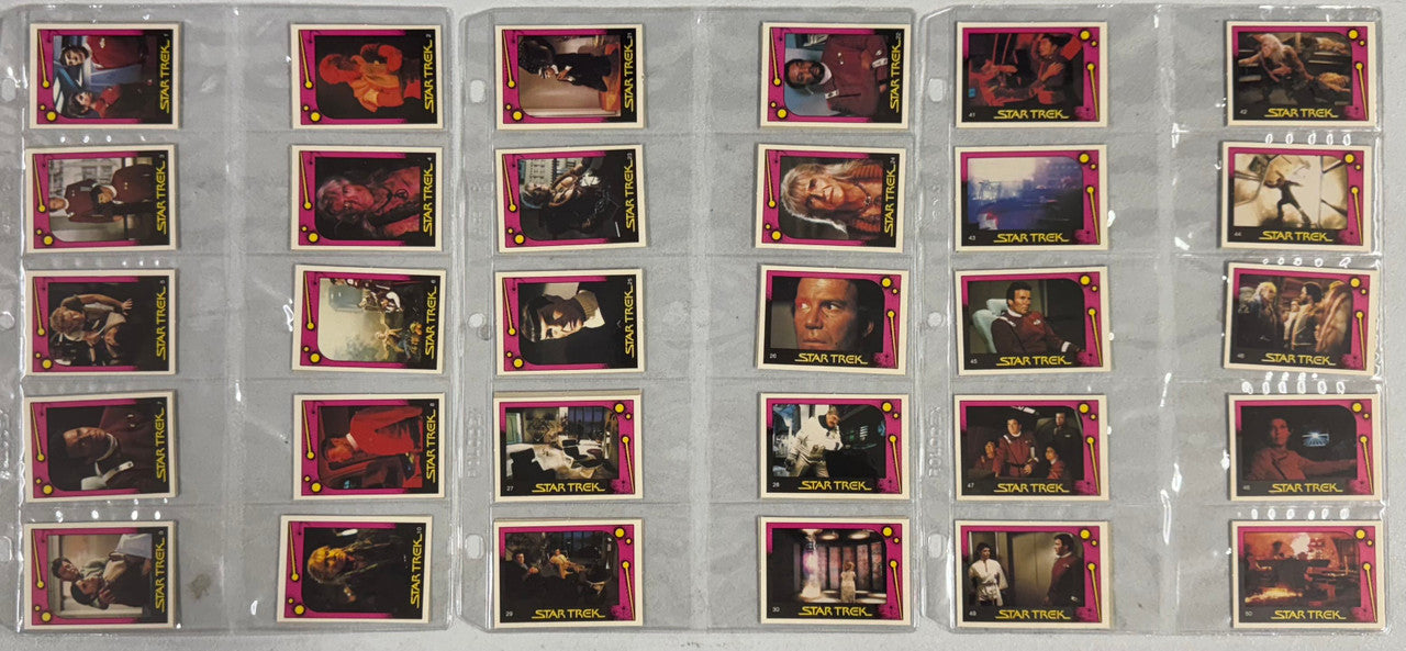 1982 Monte Gum Star Trek II Wrath of Khan Complete Card Set (100/100)