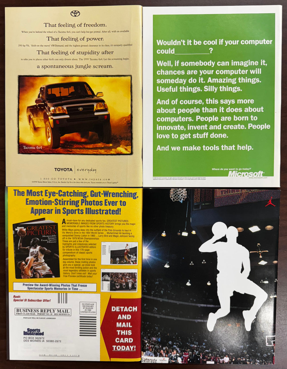 1999 Michael Jordan Tribute Magazines Lot of 4 - Sports Illustrated(3), People