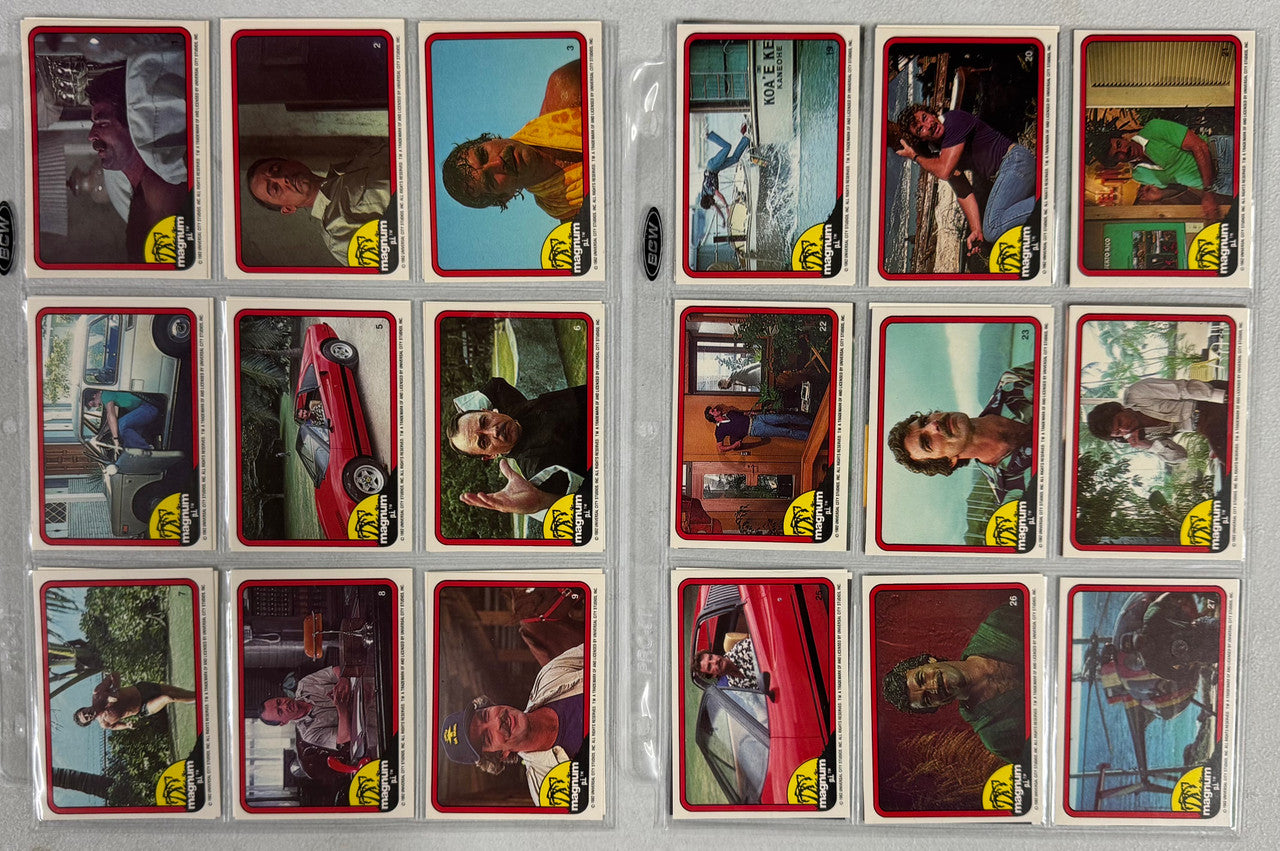 1982 Donruss Magnum p.i. Complete Card Set (66/66) NM