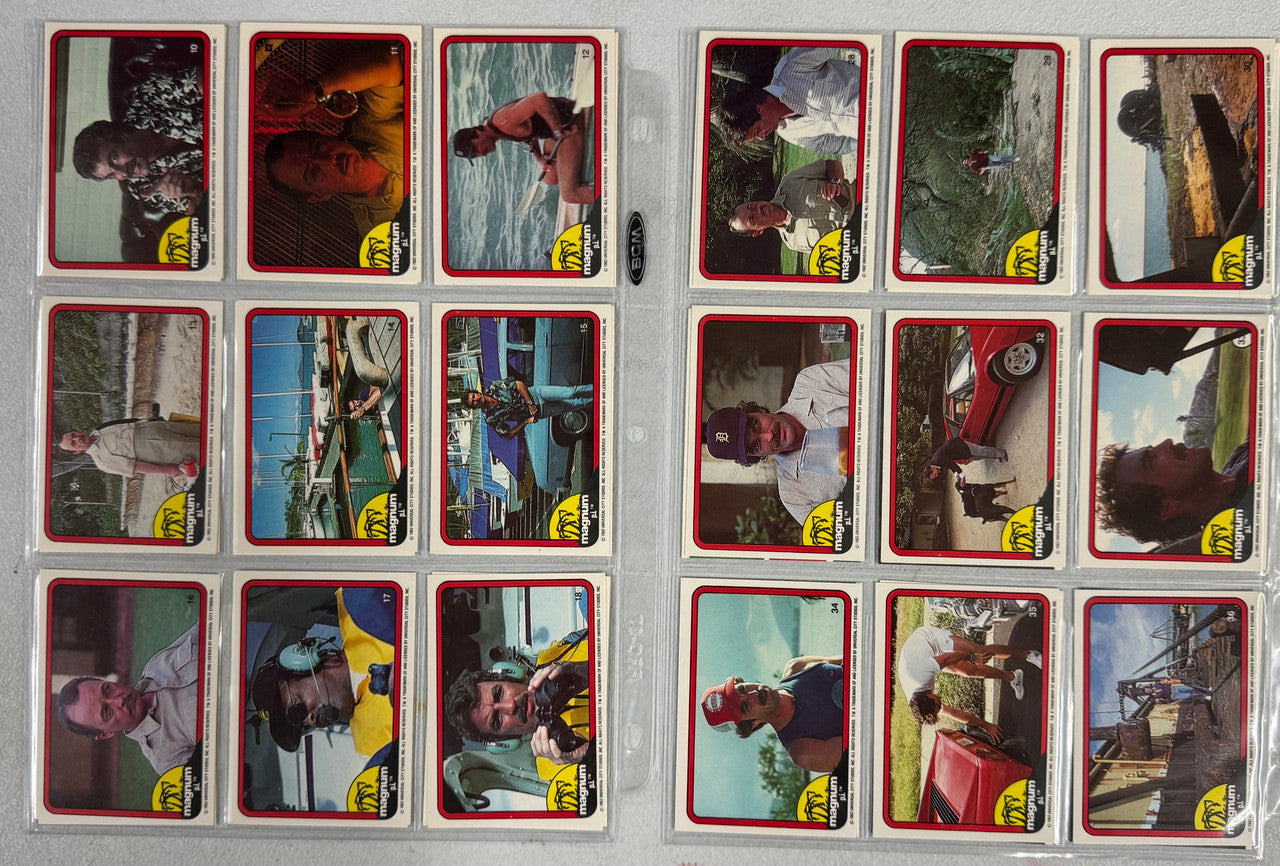1982 Donruss Magnum p.i. Complete Card Set (66/66) NM