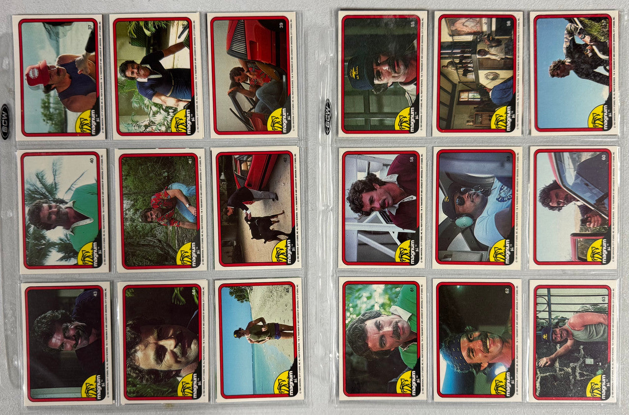 1982 Donruss Magnum p.i. Complete Card Set (66/66) NM
