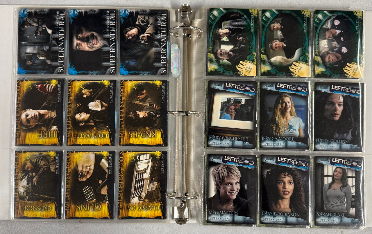 2006-08 Inkworks Supernatural Seasons 1-3 Complete Card Sets W/ Connections