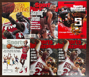 1997 Michael Jordan Sports Illustrated Magazines Lot of 6 "Gimme Five" ++