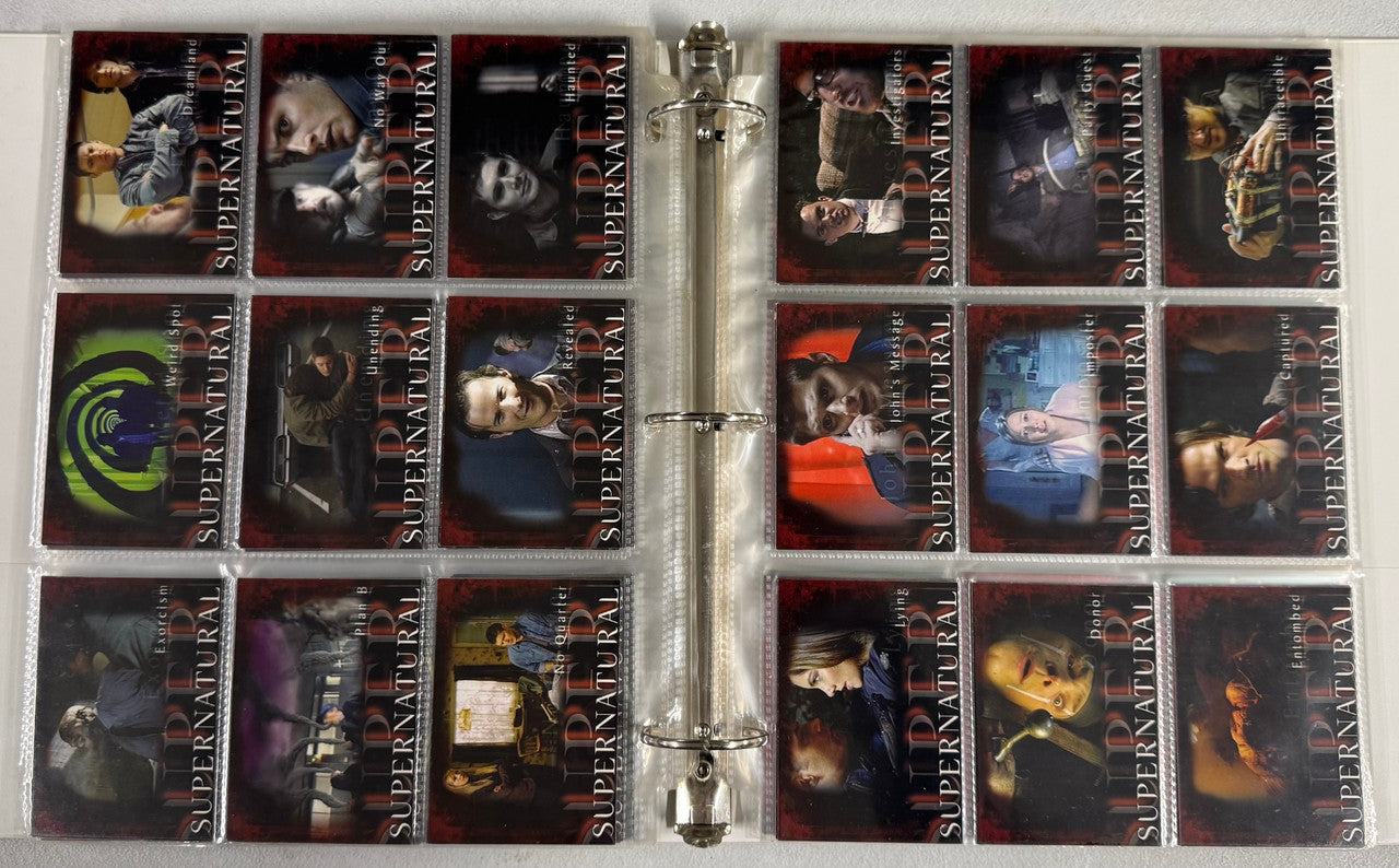 2006-08 Inkworks Supernatural Seasons 1-3 Complete Card Sets W/ Connections