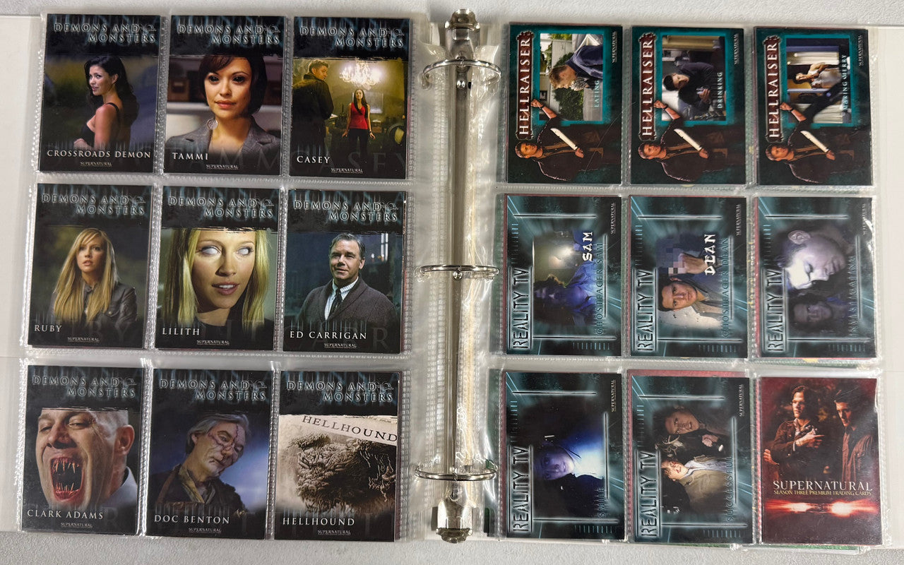 2006-08 Inkworks Supernatural Seasons 1-3 Complete Card Sets W/ Connections