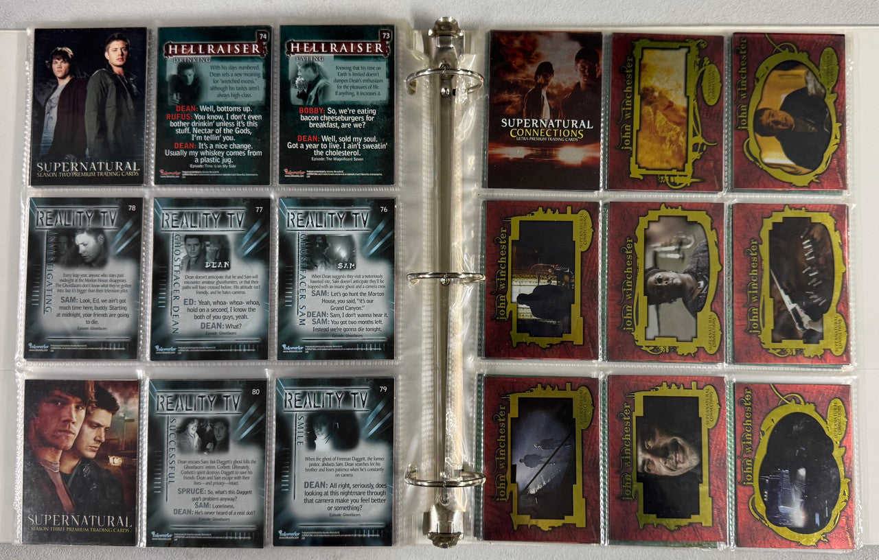 2006-08 Inkworks Supernatural Seasons 1-3 Complete Card Sets W/ Connections