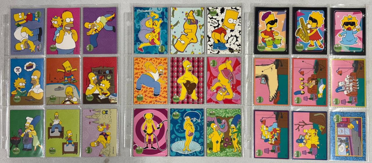 2000-01 Inkworks Simpsons Anniversary and Simpsonsmania Complete Card Sets