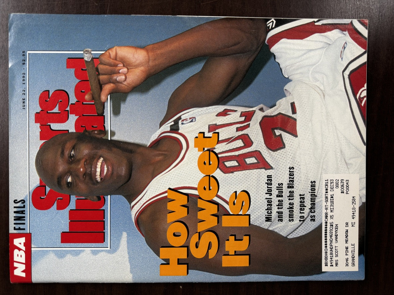 1992 S.I. Magazine NBA Playoffs/Finals Lot of 4 Michael Jordan "How Sweet It Is"