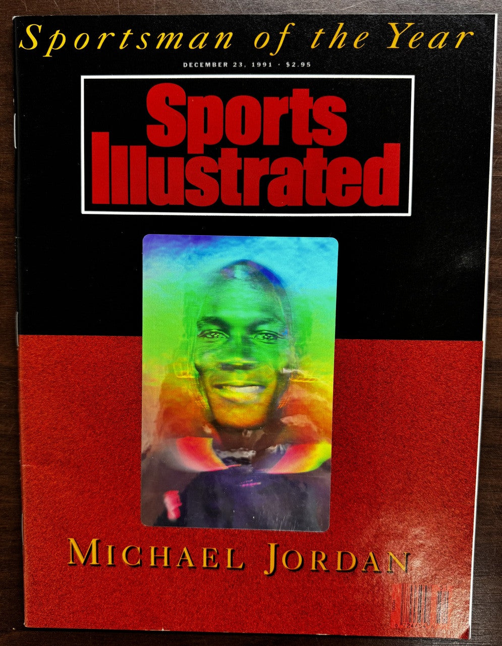 1991 Sports Illustrated Michael Jordan Magazine Lot(2) "Sportsman of the Year" +