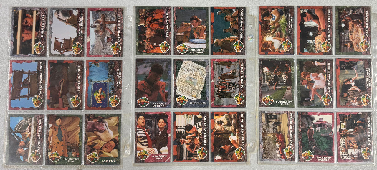 1994 Topps The Flintstones Movie Complete Card Set (88/88) W/ Inserts
