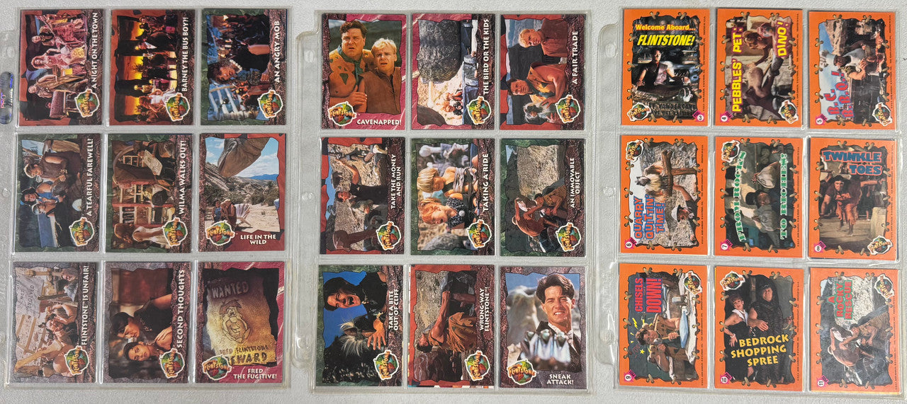 1994 Topps The Flintstones Movie Complete Card Set (88/88) W/ Inserts
