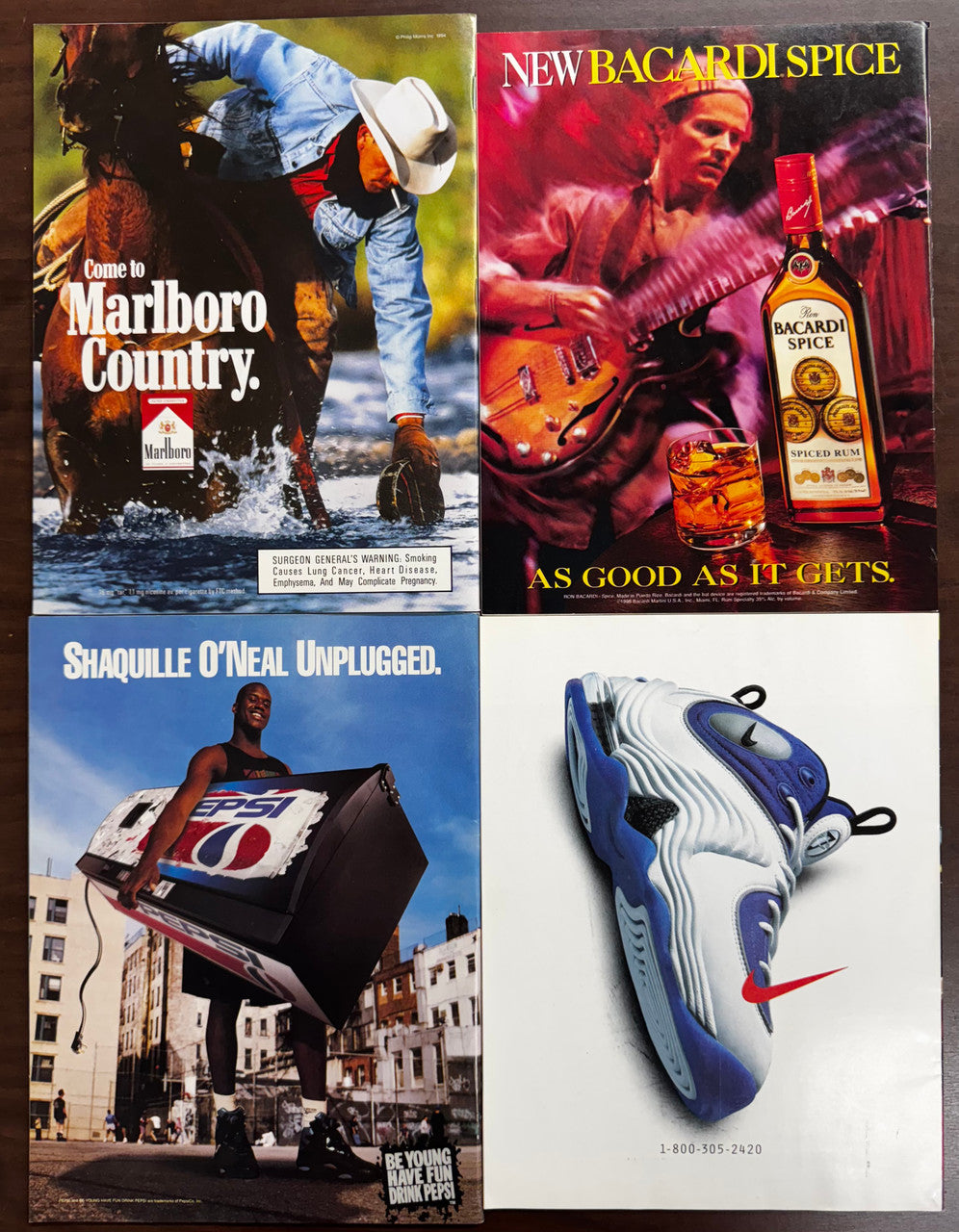 Lot of 4 1990s Michael Jordan Magazines - Sports Illustrated, Inside Sports