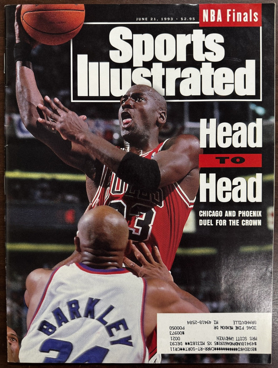 Lot of 4 1990s Michael Jordan Magazines - Sports Illustrated, Inside Sports