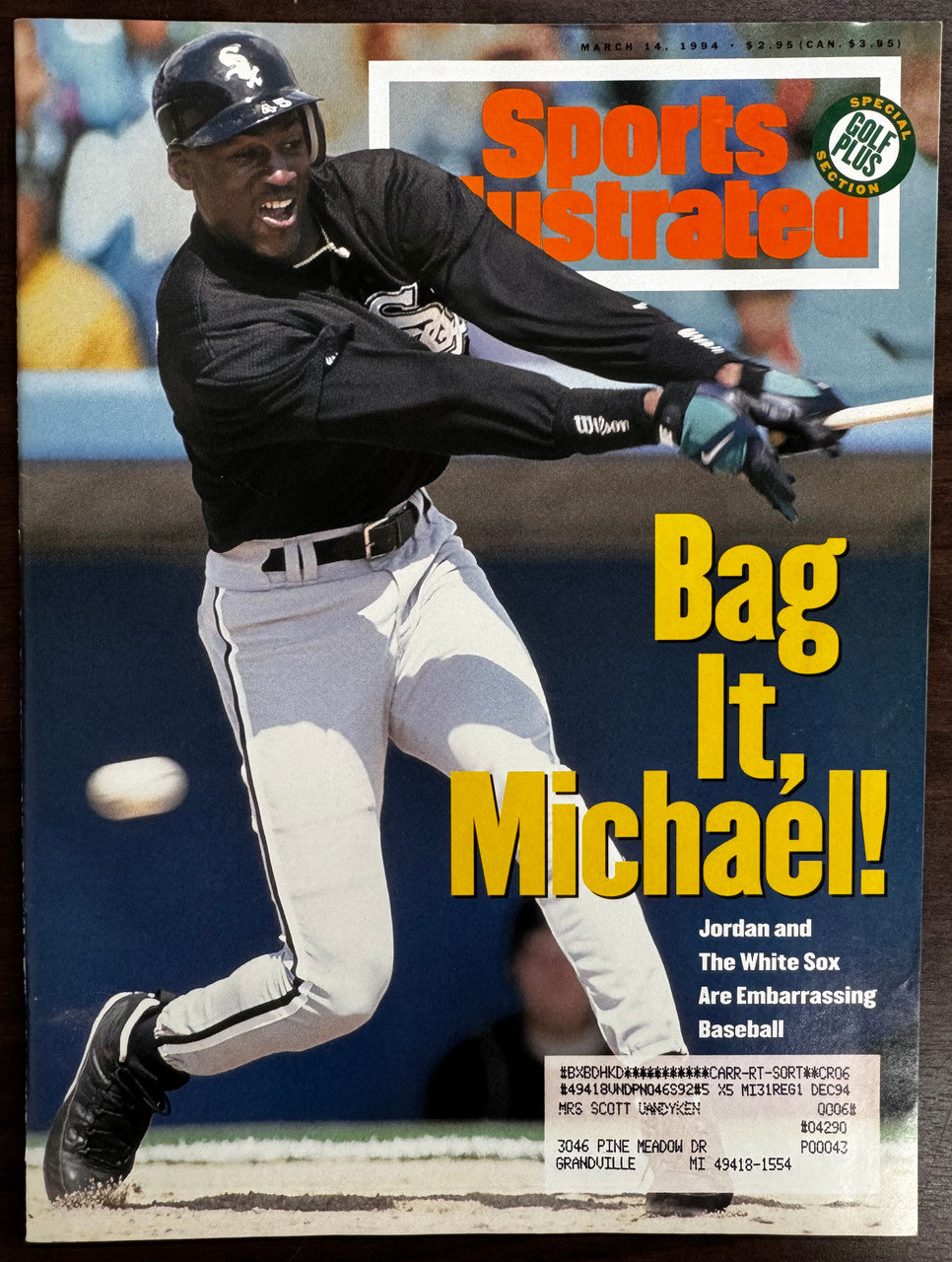 Lot of 4 1990s Michael Jordan Magazines - Sports Illustrated, Inside Sports