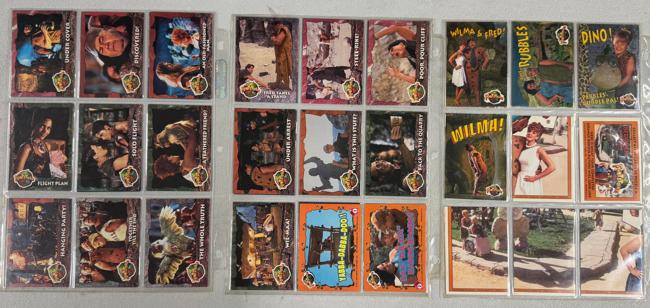 1994 Topps The Flintstones Movie Complete Card Set (88/88) W/ Inserts