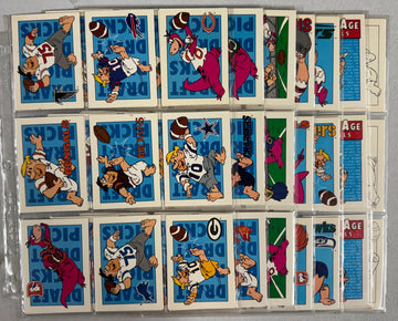 1993 Cardz The Flintstones NFL Complete Card Set (110/110) W/ Holograms
