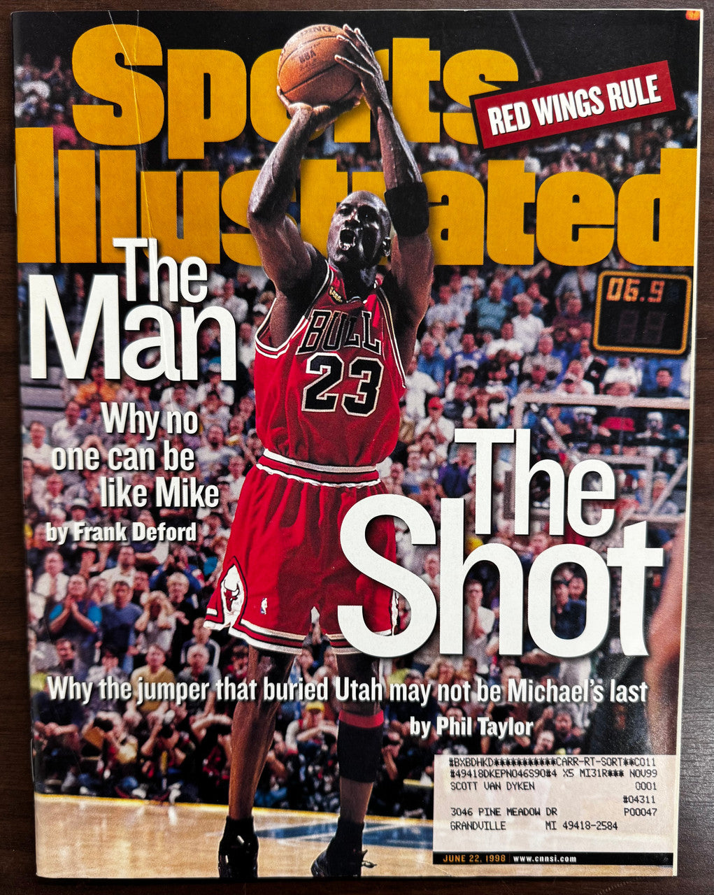 1998 Sports Illustrated Michael Jordan Magazines Lot of 5 "MJ Rises Again" ++
