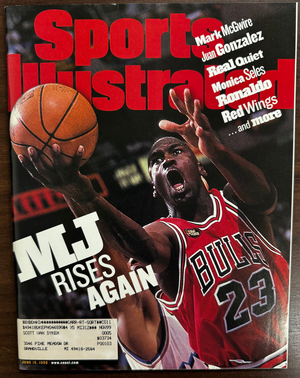 1998 Sports Illustrated Michael Jordan Magazines Lot of 5 "MJ Rises Again" ++