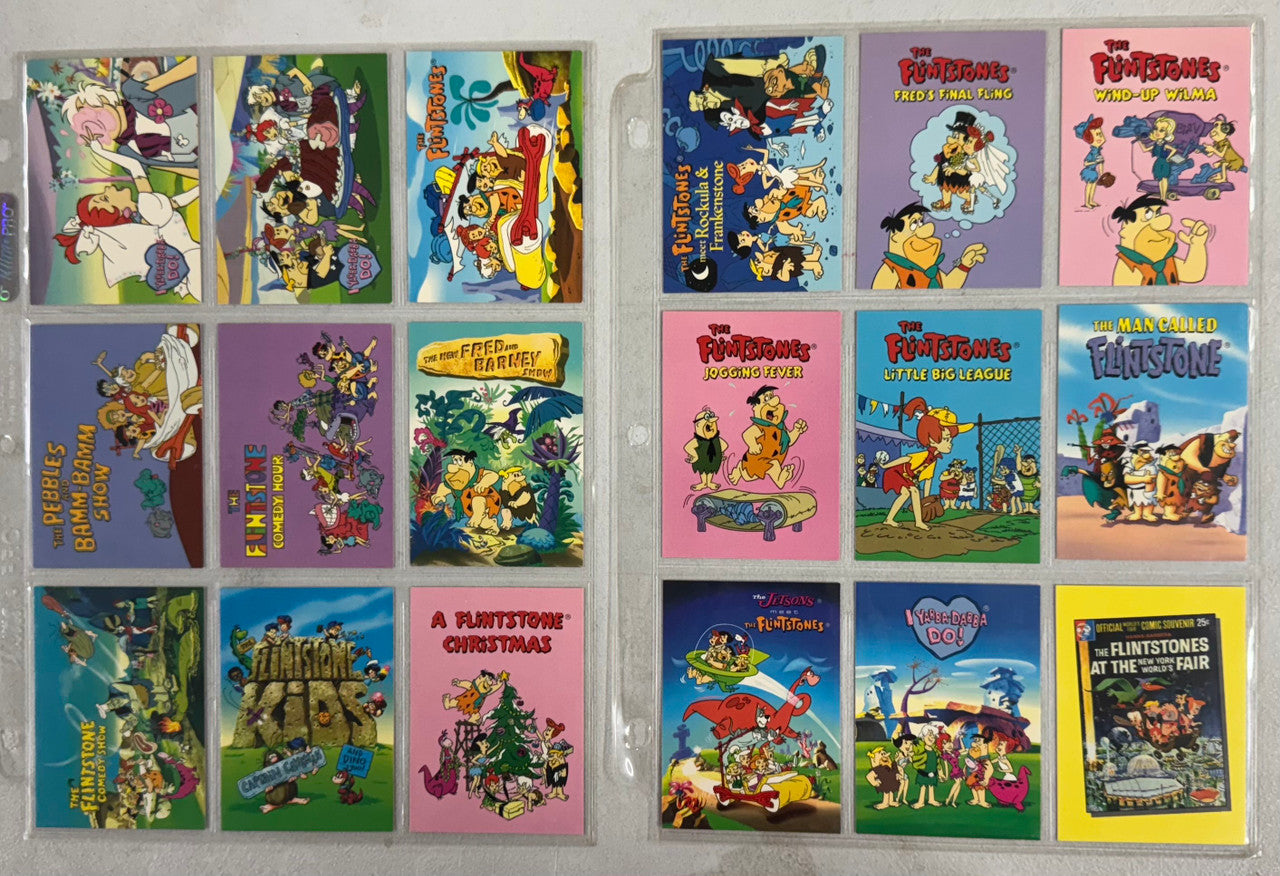 1993 Cardz The Flintstones Complete Card Set (100/100) W/ Inserts
