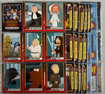 2008 Inkworks Family Guy Star Wars Complete Card Set (50/50) W/ Inserts