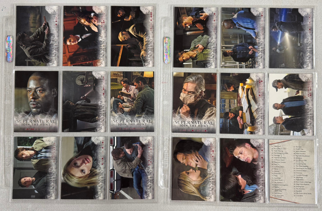 2014 Cryptozoic Supernatural Join the Hunt Seasons 1-3 Complete Card Set (72/72)