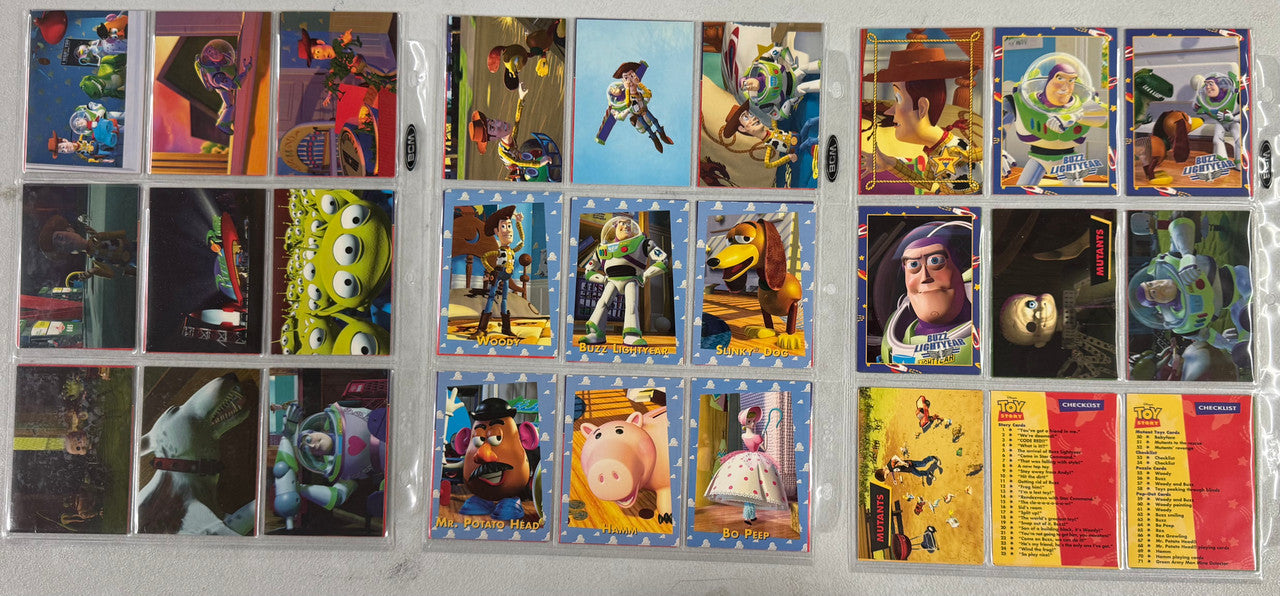 1995-96 SkyBox Toy Story Series 1-2 Complete Card Sets W/ Inserts