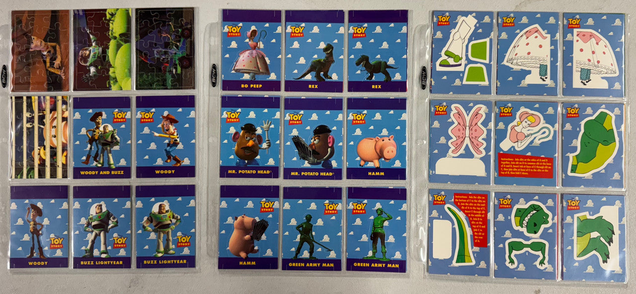 1995-96 SkyBox Toy Story Series 1-2 Complete Card Sets W/ Inserts