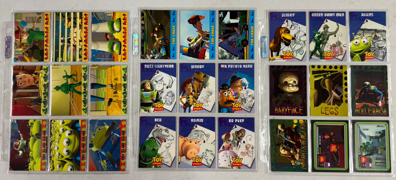 1995-96 SkyBox Toy Story Series 1-2 Complete Card Sets W/ Inserts