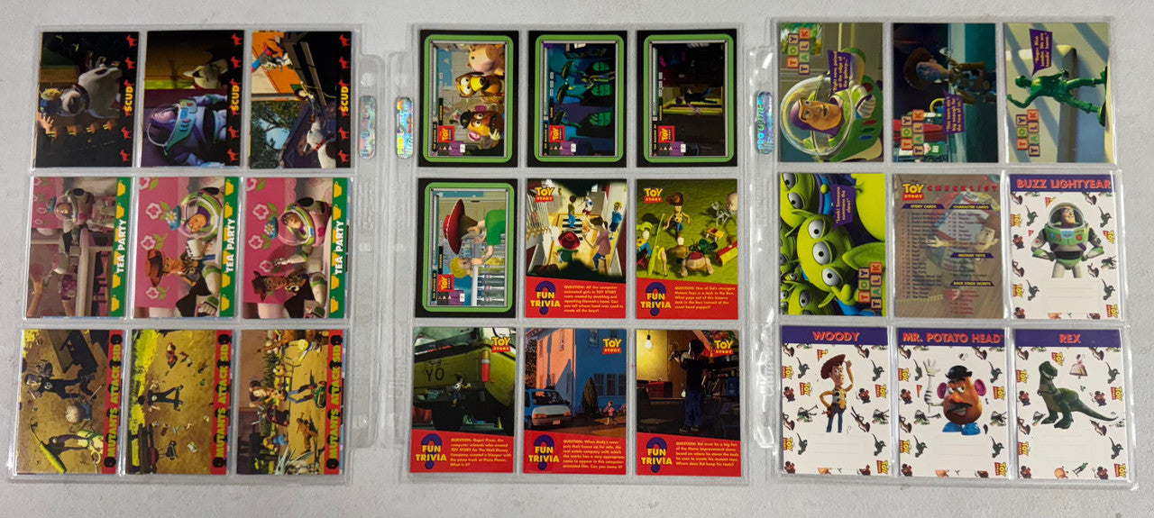 1995-96 SkyBox Toy Story Series 1-2 Complete Card Sets W/ Inserts