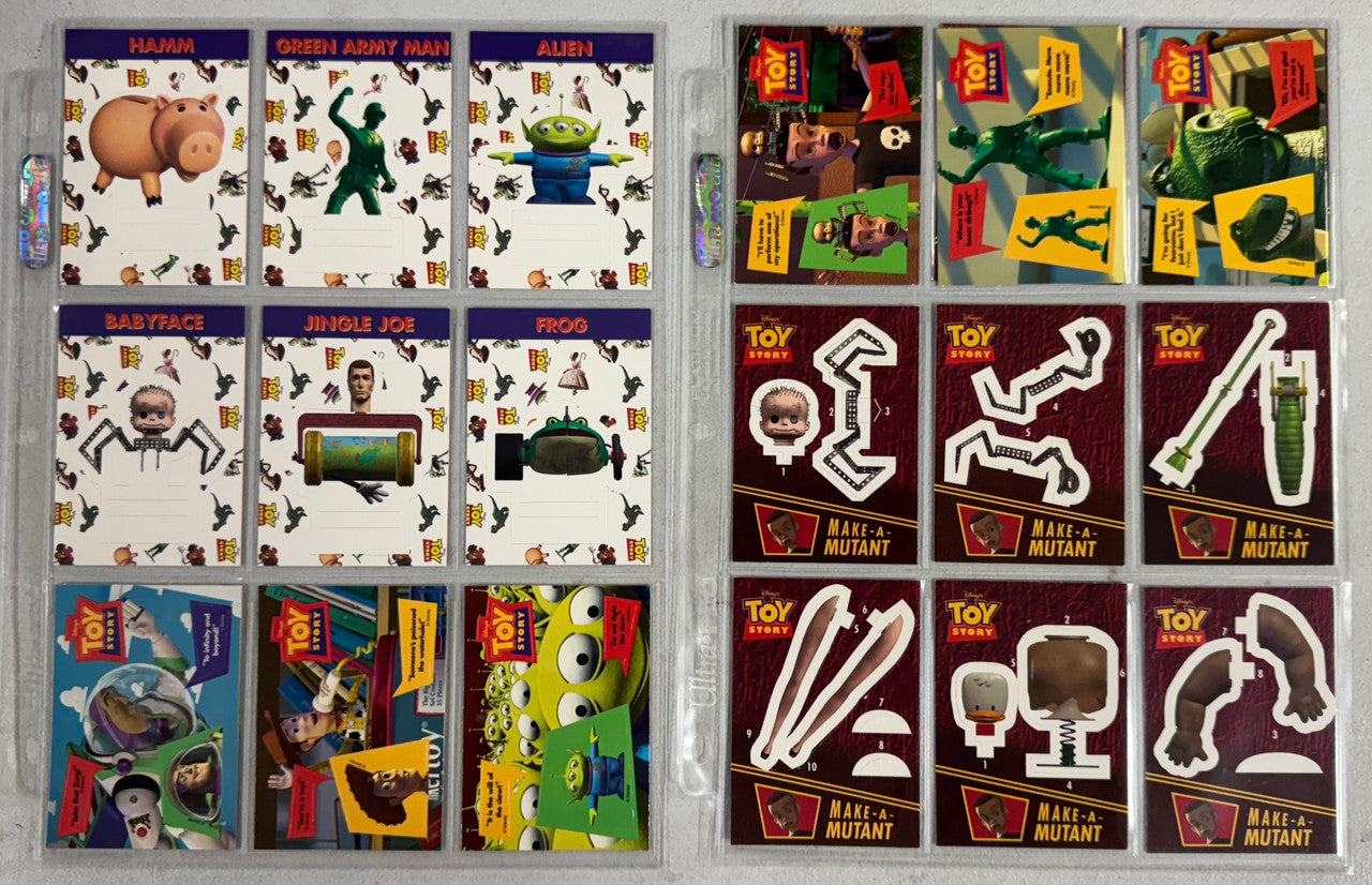 1995-96 SkyBox Toy Story Series 1-2 Complete Card Sets W/ Inserts