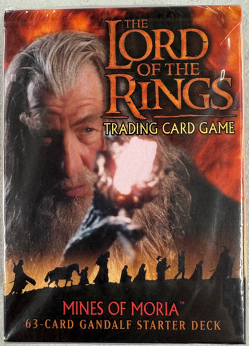 2002 Decipher Lord of the Rings Mines of Moria Gandalf Starter Deck New