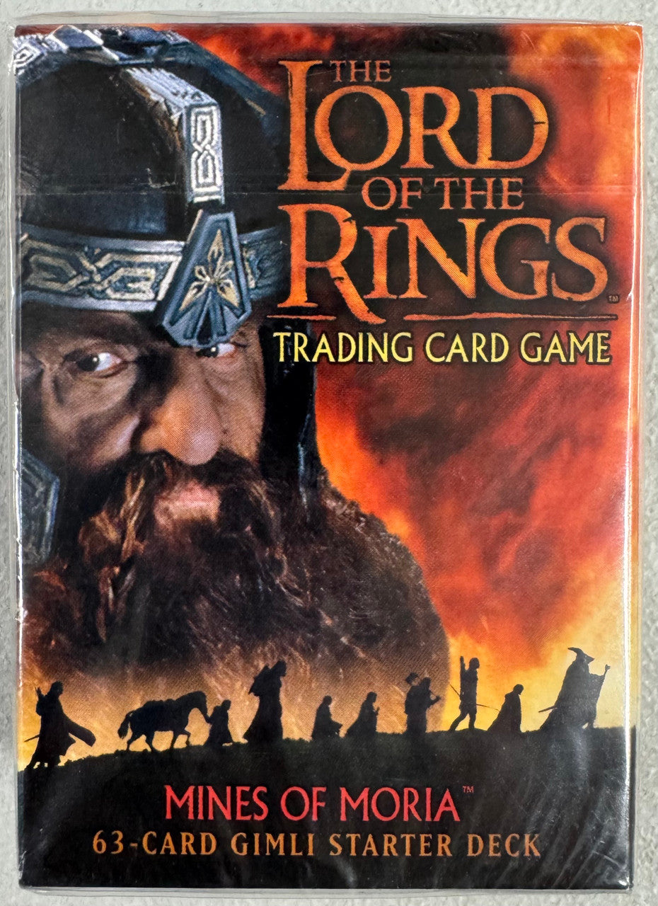 2002 Decipher Lord of the Rings Mines of Moria Gimli Starter Deck New