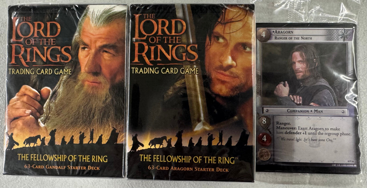 2002 Decipher Lord of the Rings Fellowship of the Ring Starter Deck Set New