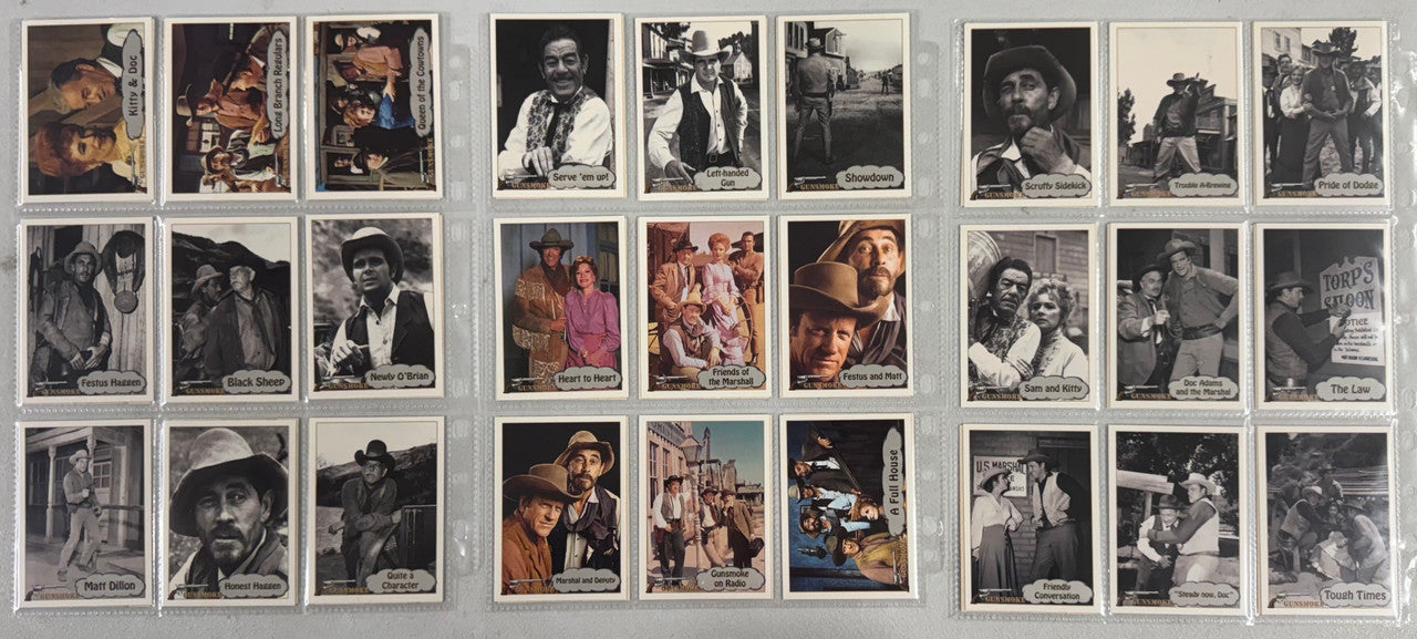 1993 Pacific Gunsmoke Complete Card Set (110/110)