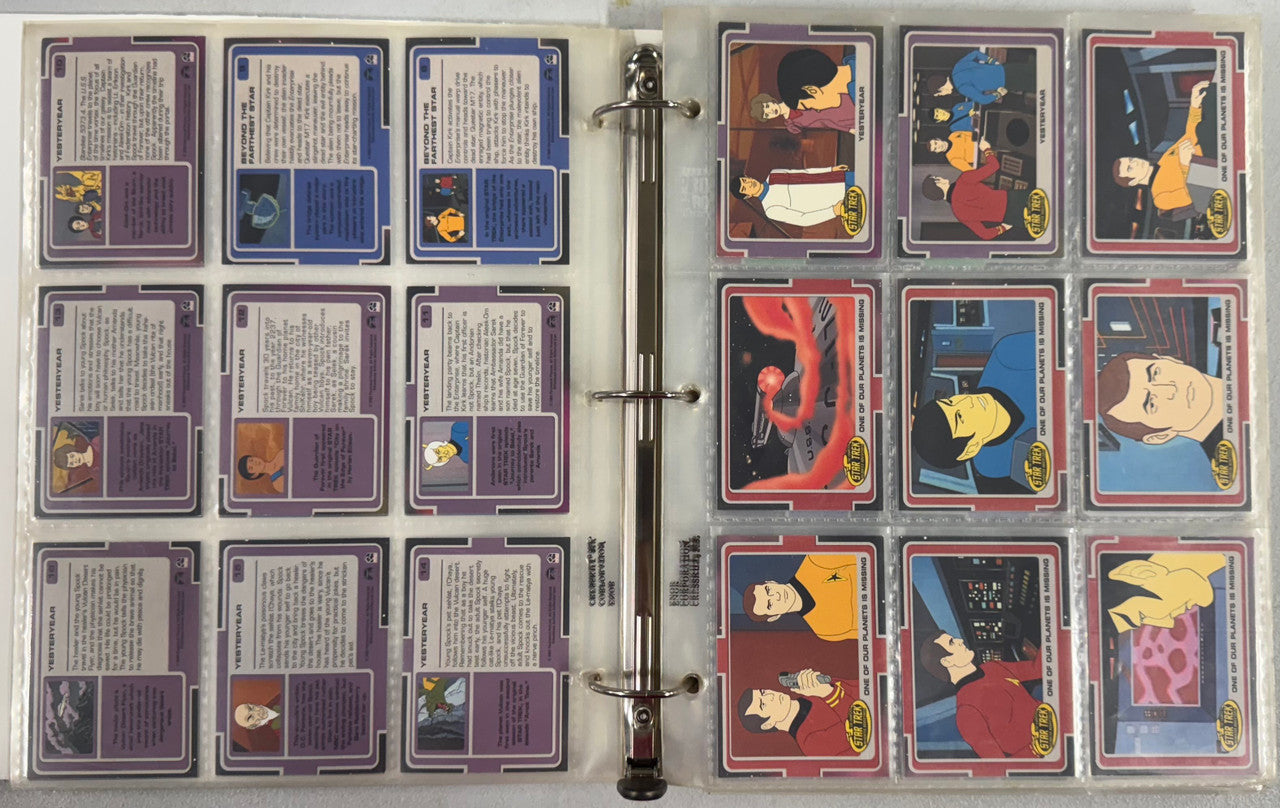 2003 Rittenhouse Star Trek The Animated Adventures Complete Card Set (200/200)