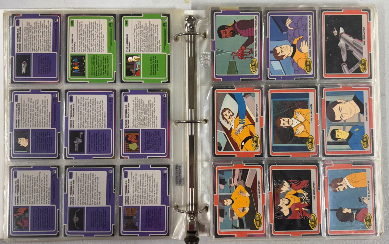 2003 Rittenhouse Star Trek The Animated Adventures Complete Card Set (200/200)