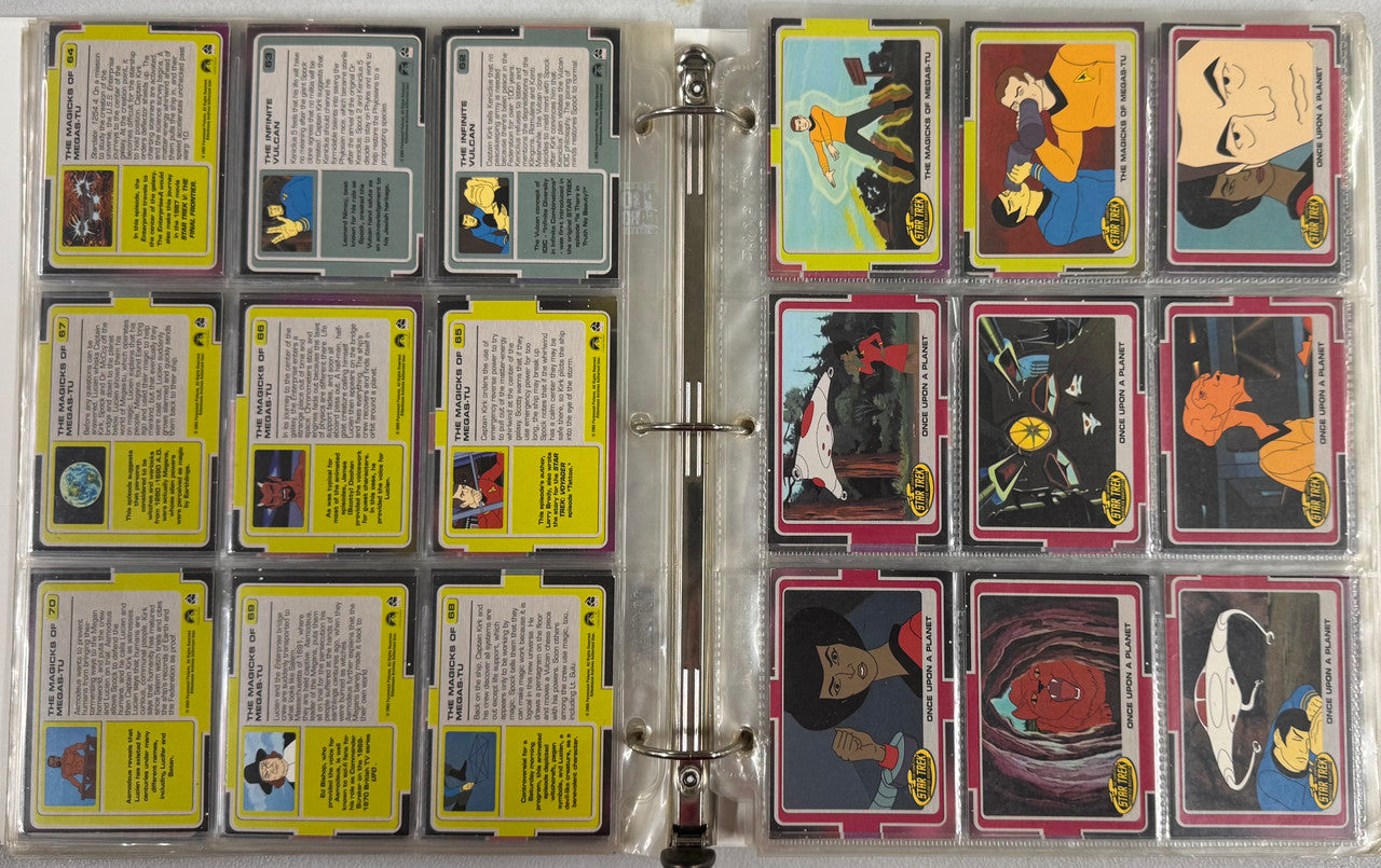 2003 Rittenhouse Star Trek The Animated Adventures Complete Card Set (200/200)