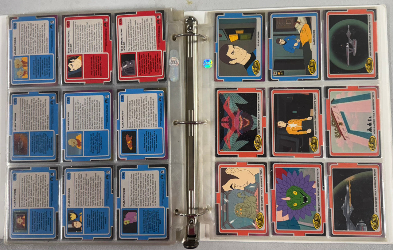 2003 Rittenhouse Star Trek The Animated Adventures Complete Card Set (200/200)