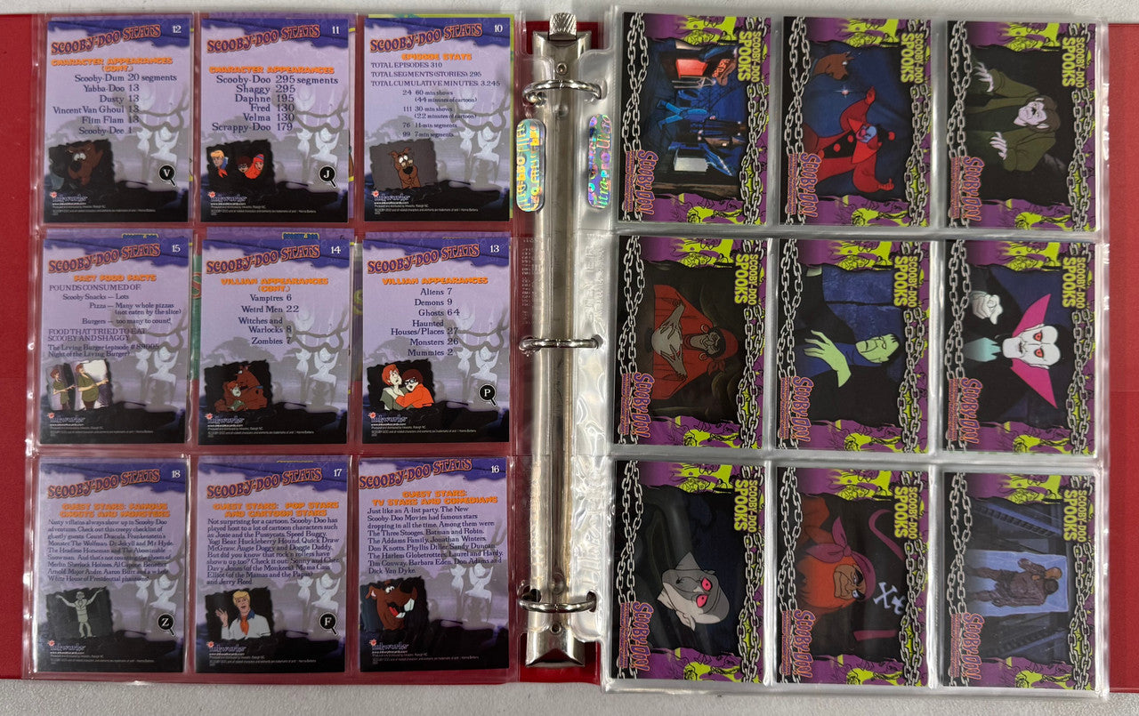 2002-04 Inkworks Scooby-Doo Mysteries and Monsters and Movie Complete Card Sets