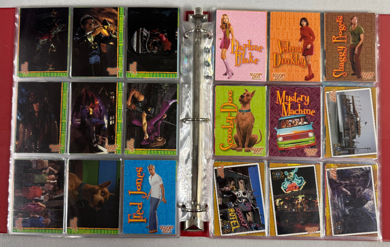 2002-04 Inkworks Scooby-Doo Mysteries and Monsters and Movie Complete Card Sets