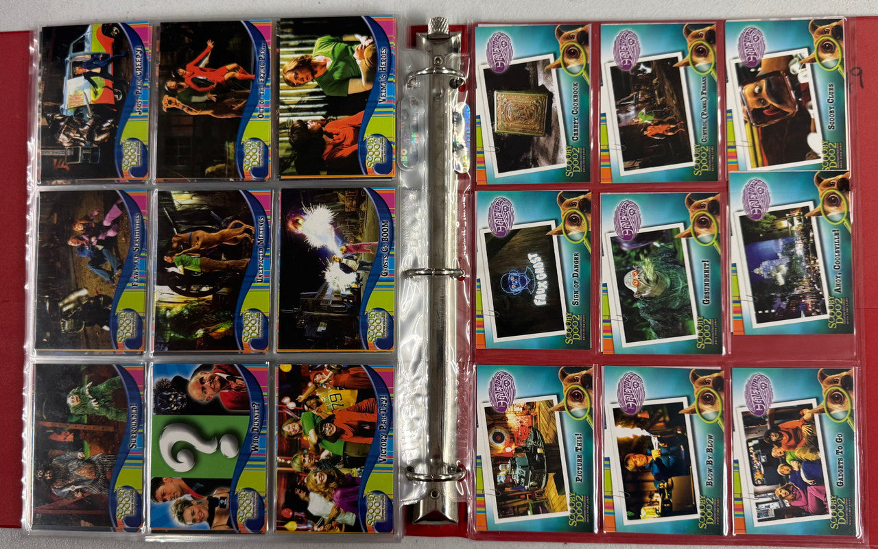 2002-04 Inkworks Scooby-Doo Mysteries and Monsters and Movie Complete Card Sets