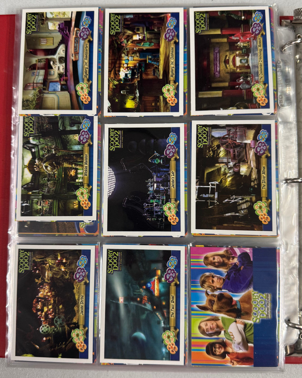 2002-04 Inkworks Scooby-Doo Mysteries and Monsters and Movie Complete Card Sets