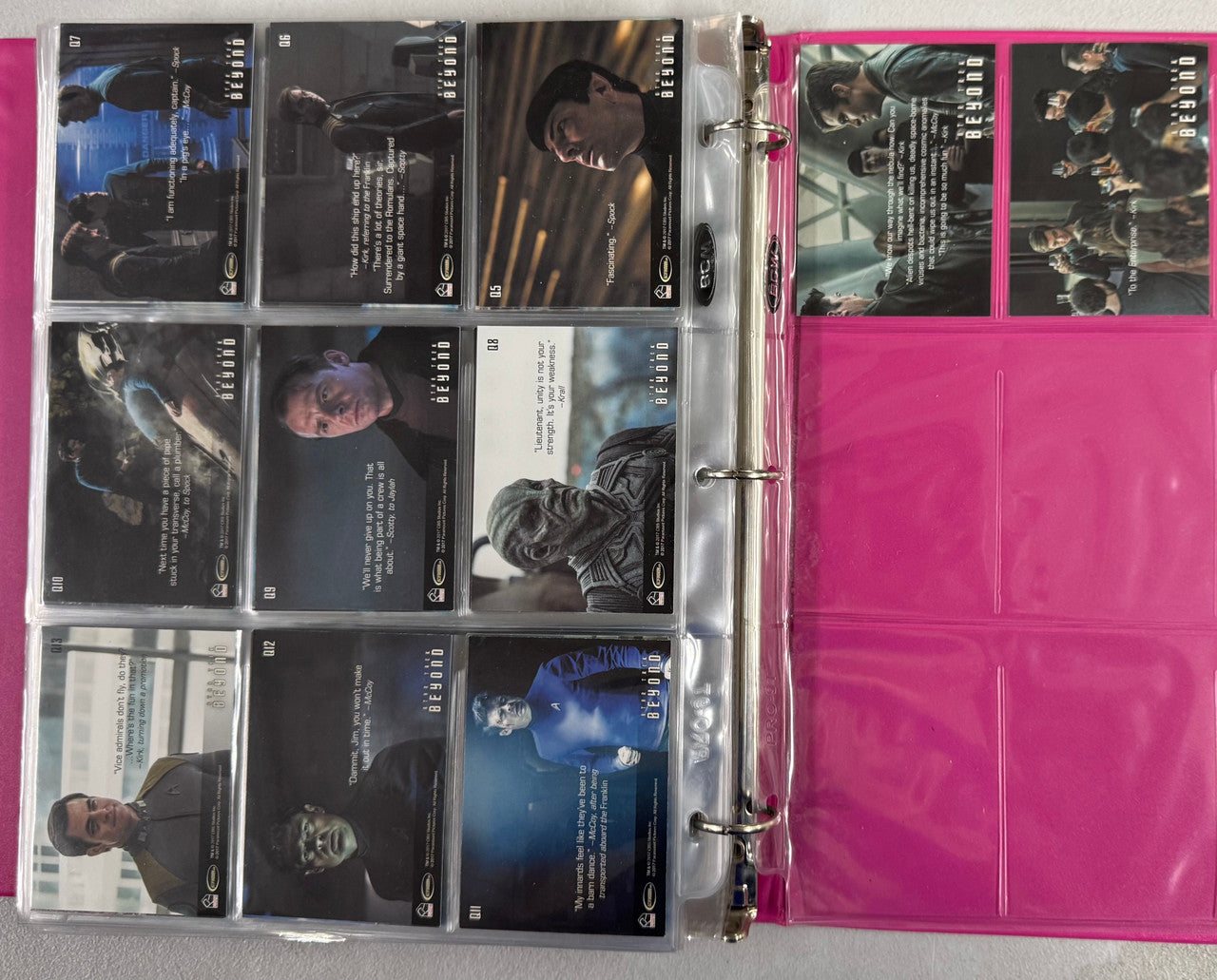 2009-17 Rittenhouse Star Trek Movie Complete Card Sets, Darkness, Beyond, Quotes