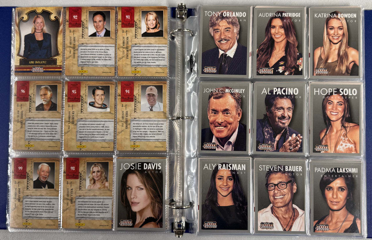 2011-15 Panini Americana Complete Card Sets, Heroes & Legends