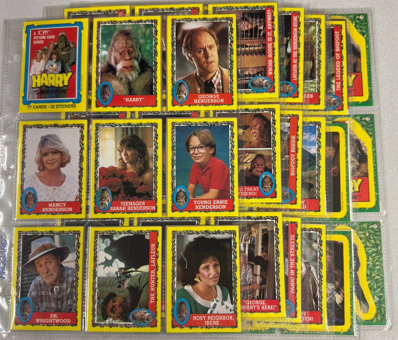 Topps Action and Adventure Complete Card Sets, Hook, Robin Hood, Harry