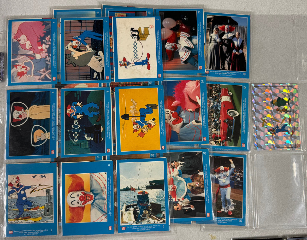 Nostalgia Classic Complete Collector Card Sets, Lone Ranger, Bozo