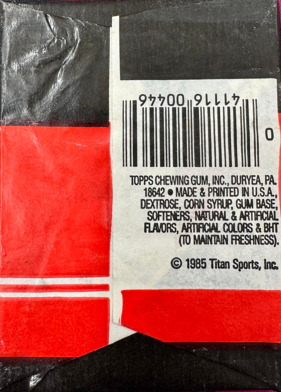 1985 Topps WWF Wrestling Wax Pack