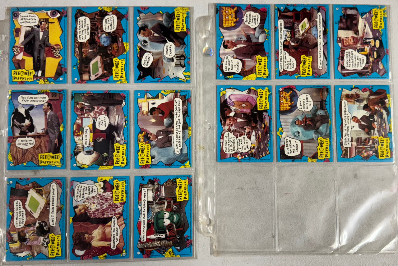1988 Topps Pee-Wee's Playhouse Complete Card Set (33/33)